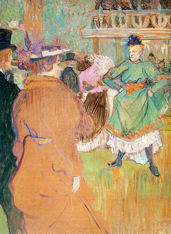  Henri  Toulouse-Lautrec The Beginning of the Quadrille at the Moulin Rouge Germany oil painting art